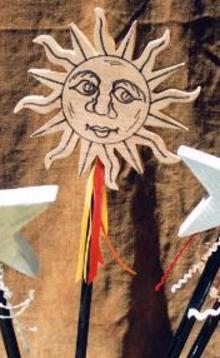 Heraldic Sun Wand